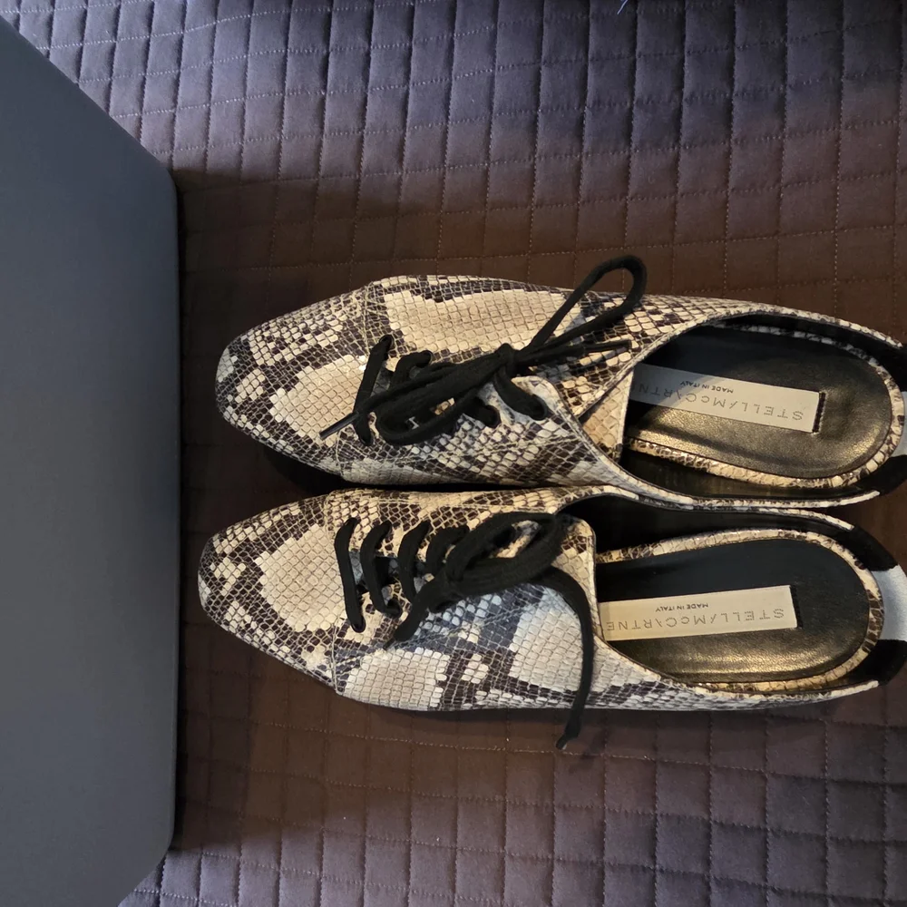 Stella McCartney Snake Print Platform Shoes